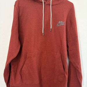 Nike Men's Brick Red Hoodie